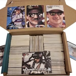 Large Vintage Nascar Trading Card Lot 500+ Cards Earnhardt Gordon Stewart Petty